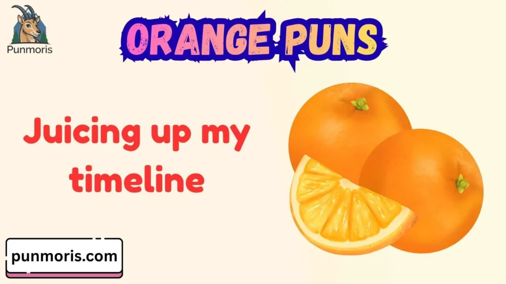 Orange Puns for Instagram Captions